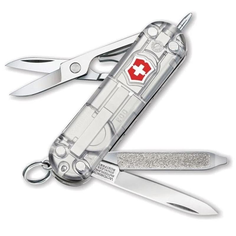 Mini Canivete Suíço Signature Lite Victorinox com caneta lanterna